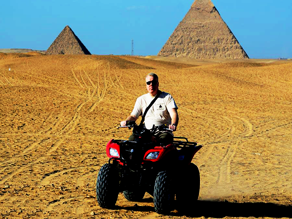 4 Hours of Quad Bike desert safari trip around Pyramids of Giza